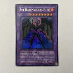 Yugioh Evil Hero Malicious Fiend DP06-EN013 1st Edition Ultra Rare NM - Image 1
