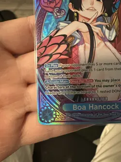 Boa Hancock EB03-026 SP Heroines Edition One Piece TCG English Top Condition - Image 3