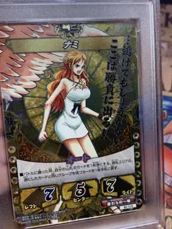 Japanese One Piece Kizuna Boost Card Battle B4 Gold Film PSA 10 Nami B4-13 Rare - Image 4