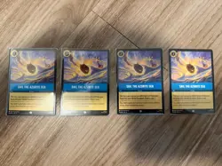 Disney Lorcana Sail the Azurite Sea Action Card Lot of 4- 163/204 - Image 1