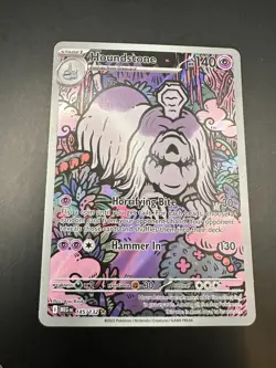 Houndstone - Alt Art - 145/132 - Mega Evolution - Illustration Rare Pokemon Card - Image 1