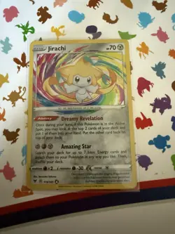 Pokemon Card TCG - Jirachi 119/185 Amazing Rare Vivid Voltage Near Mint - Image 1