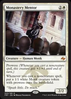 Monastery Mentor -Foil Near Mint MTG Fate Reforged - Image 1