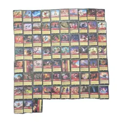 140 Bulk Disney Lorcana Ruby Card Lot 95 Common 45 Uncommon Near Mint - Image 1