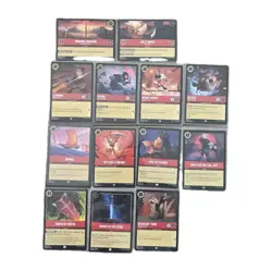 140 Bulk Disney Lorcana Ruby Card Lot 95 Common 45 Uncommon Near Mint - Image 2