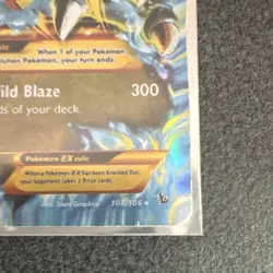 Pokemon M Charizard EX 69/106 Flashfire Ultra Rare Mega Holo Card 2014 - Image 2