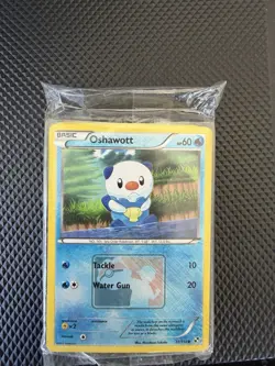 SEALED Oshawott 27/114 League Promo x40 Black & White Crosshatch Pokemon Card - Image 1