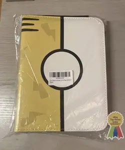 RARE 4-Pocket Binder for Pokemon/Sport Cards 50 Removable Sheets Full Zip - Image 1