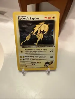 Pokemon TCG Rockets Zapdos Holo Card 15/132 - Image 2