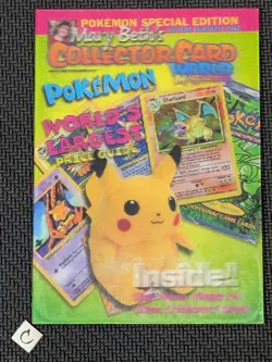 Pikachu Mary Beth’s Lenticular Collector Card World TCG 1999 NM - Image 1