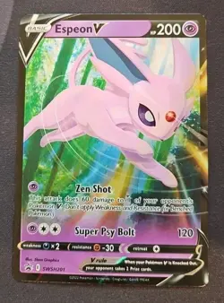 Espeon V Promo SWSH: Sword & Shield Promo Cards SWSH201 NM - Image 1