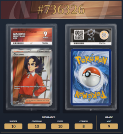 Pokemon TCG Giacomo Full Art Trainer Prismatic Evolutions Card 138/131 Ace 9 - Image 5