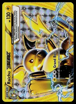 Pokemon Card - Raichu BREAK BREAKthrough 50/162 Rare 2015 - Image 1