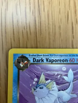 Pokemon Card Dark Vaporeon Team Rocket Uncommon 45/82 - Image 3