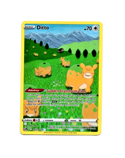 Pokemon Crown Zenith DITTO GG22/GG70 Ultra Rare Galaraian Gallery Card MINT-NM - Image 1