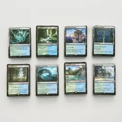 MTG Dual Land Bundle Blue Green Simic Flooded Grove Hinterland Harbor NM - Image 1