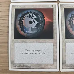 Magic the Gathering Disenchant x 4 MTG White LP 4th Edition - Image 2