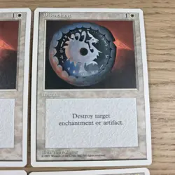 Magic the Gathering Disenchant x 4 MTG White LP 4th Edition - Image 5