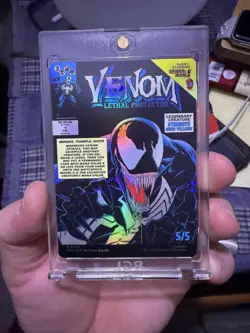 Venom, Lethal Protector/Eddie Brock MTG Spider-Man Mythic Borderless Foil #233 - Image 1