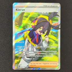 Kieran - 206/167 - Twilight Masquerade - Ultra Rare - Pokemon Card - NM Full Art - Image 1