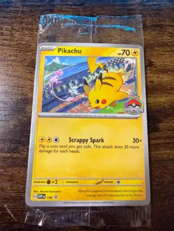 Pokemon TCG Pikachu SVP 190 Promo 2024 World Championships SEALED - Image 1