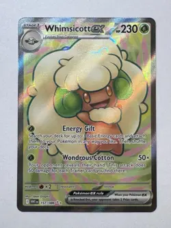 Pokemon TCG - Whimsicott ex - White Flare 157/086 Full Art Holo - Image 1
