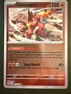 Pokemon TCG Turtonator 17/88 Perfect Order ME3 Reverse Holo NM - Image 1