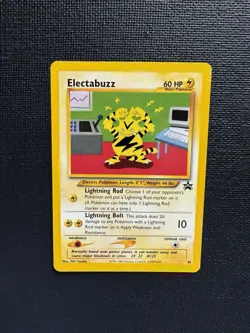 Pokemon Electabuzz 46 WOTC Black Star PROMO Basic Vintage 2000 - Image 1