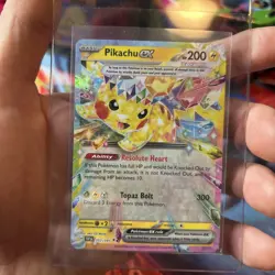 2024 Pokemon SSP EN Pikachu ex 057/191 Double Rare Holo - Image 4