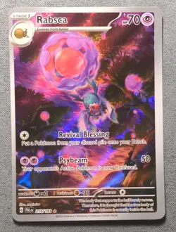 Pokemon English - Paldea Evolved - Rabsca 215/193 - MP Crease - Image 1