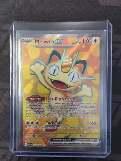 English Pokemon Perfect Order Meowth Ex Full Art (107/088). - Image 1