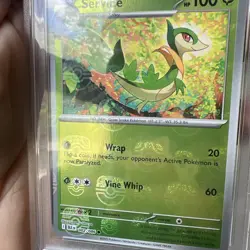 PSA 10 2025 Pokemon BLK EN Servine Master Ball Reverse Holo - Image 3