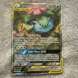 Pokemon Venusaur & Snivy GX Tag Team Promo SM229 270 HP Sun & Moon 2019 English - Image 1