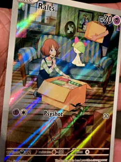 Ralts - 211/198 - Scarlet & Violet - Illustration Rare - Pokemon - NM - Image 3