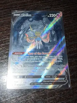 Pokemon Zacian V GG48/GG70 Galarian Gallery Crown Zenith Full Art Holo NM - Image 3