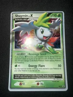 Shaymin LV.X MP DP39 Diamond and Pearl Pokemon TCG Holo - Image 3