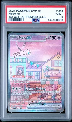 2023 POKEMON SVP PROMO 151 ULTRA-PREMIUM COLLECTION #053 MEW EX PSA 9 MINT - Image 2