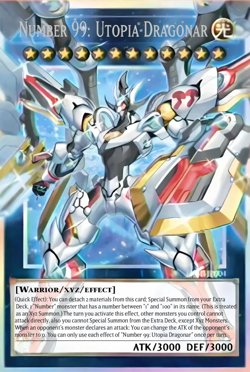 YuGiOh! Number 99: Utopia Dragonar RA05-EN144 Rarity 5 Extended art PREORDER - Image 1