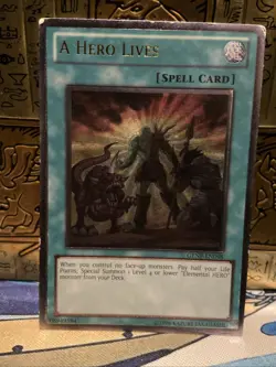 Yugioh - A Hero Lives - GENF-EN098 - Ultimate Rare - Unlimited - (HP) - Image 1
