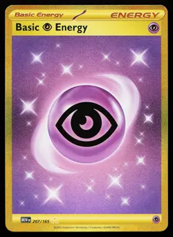 Basic Psychic Energy 207/165 Holo Scarlet & Violet 151 Pokemon Card - Image 1