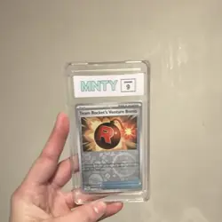 Team Rocket's Venture Bomb Trainer Item MNTY Graded Pokemon Card English - Image 1