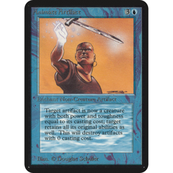MTG \ >>>Animate Artifact<<< // Alpha - 341 Trading - Magic - Image 1