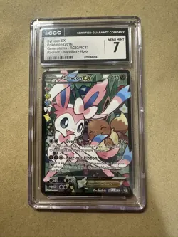CGC 7 Sylveon EX Generations RC32/RC32 Radiant Collection Holo Pokemon Card - Image 1