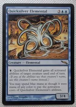 Quicksilver Elemental - NM - #47/306 - Mirrodin - MtG - Magic The Gathering - Image 1