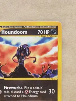 Houndoom Non-holo Pokemon Card *LP Condition* - Aquapolis E-Reader 2002 #15/147 - Image 4