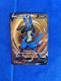 Pokemon Lucario SWSH186 Sword & Shield Promo Foil Holo Stage 1 120 HP Card - Image 1