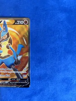 Pokemon Lucario SWSH186 Sword & Shield Promo Foil Holo Stage 1 120 HP Card - Image 5