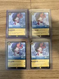 Moana - Curious Explorer 155/204 Winterspell Legendary Lorcana Playset (4 Cards) - Image 1