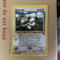 Smeargle Promo Card 32 WOTC Near Mint Black Star Promo Card (fast dispatch) - Image 2