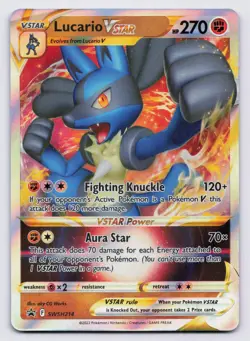 Lucario VSTAR Holo Promo SWSH: Sword & Shield Promo Cards SWSH214 NM - Image 1